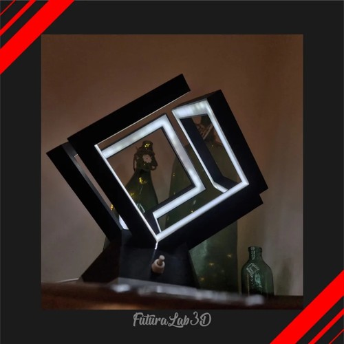 Lampada tavolo led - da, nera