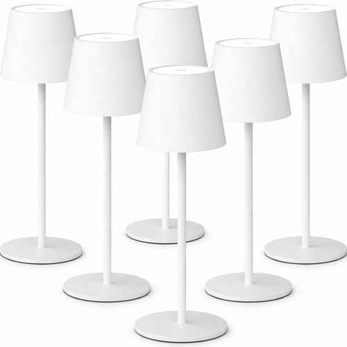 Lampada tavolo bianca led - lampada,