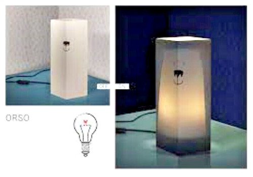 Lampada carta lamp orso - lampada,