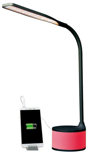 Lampada led tavolo nera con - nera,
