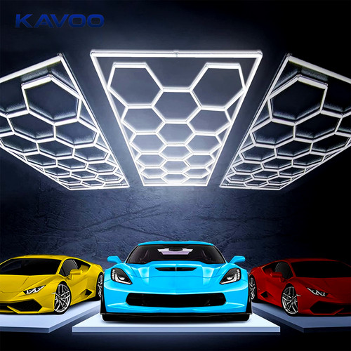 14x plafoniera led - 14x, esagonale