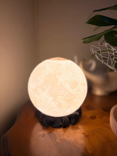 Moon lamp lampada forma - moon, a
