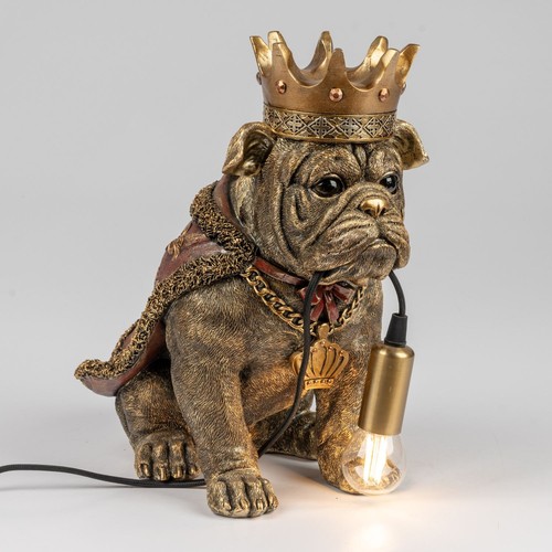 Lampada tavolo cane bulldog - da,