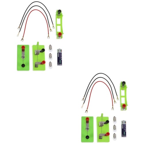 2pz base lampada fisica verde - 2pz,