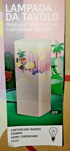 Lampada carta lamp the - in, "the