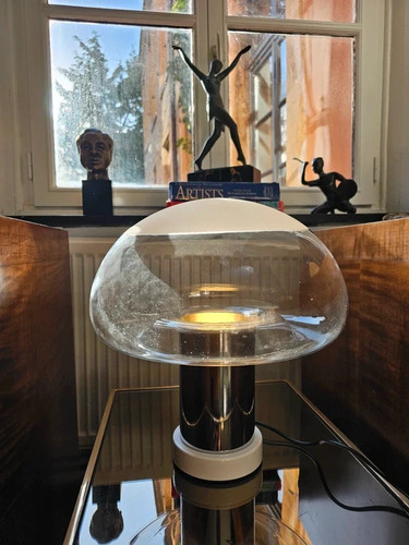 Lampe globe verre 33cm - lampe,